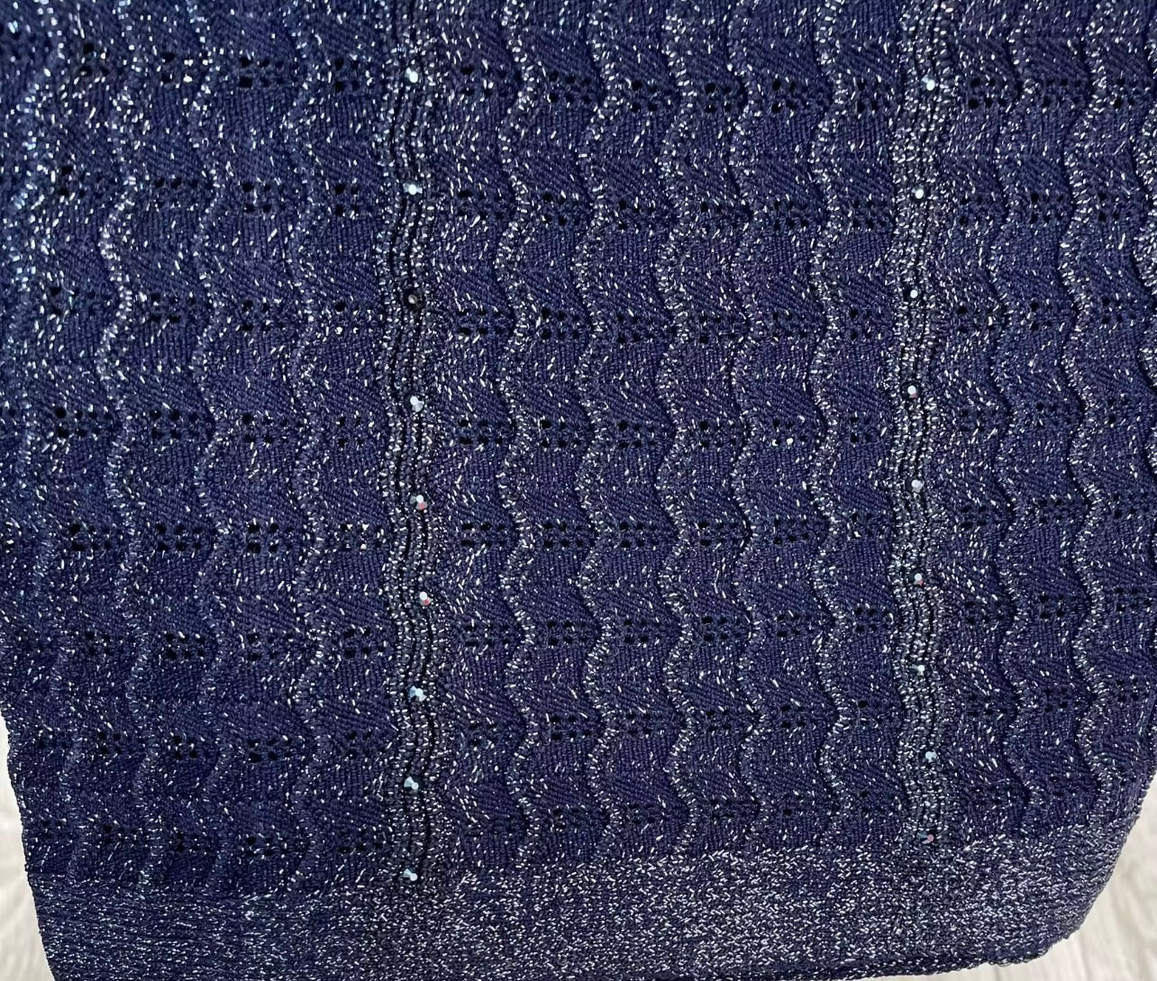 Blue RhineStone Dress