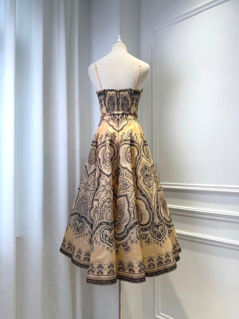 Paisley Corset Midi Dress 1:1