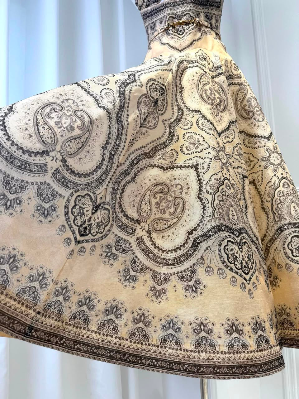 Paisley Corset Midi Dress 1:1