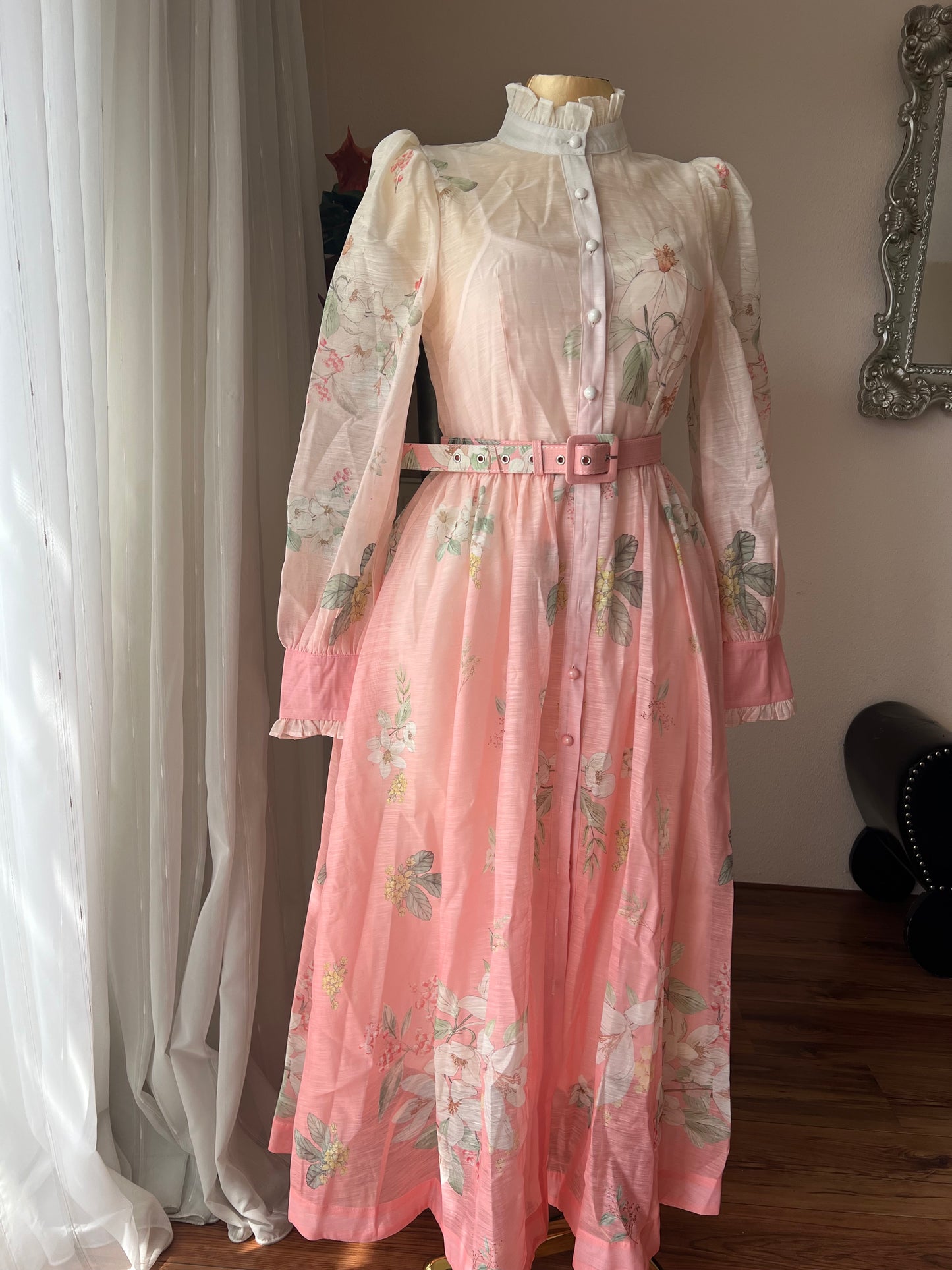 Pink Floral Dress