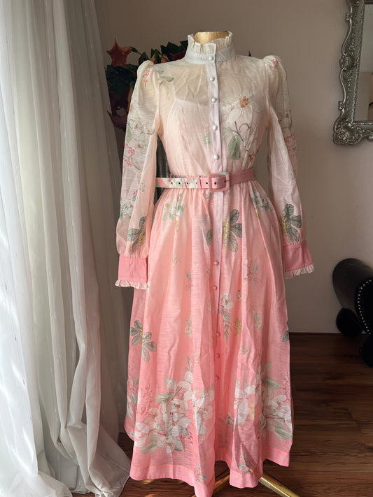 Pink Floral Dress