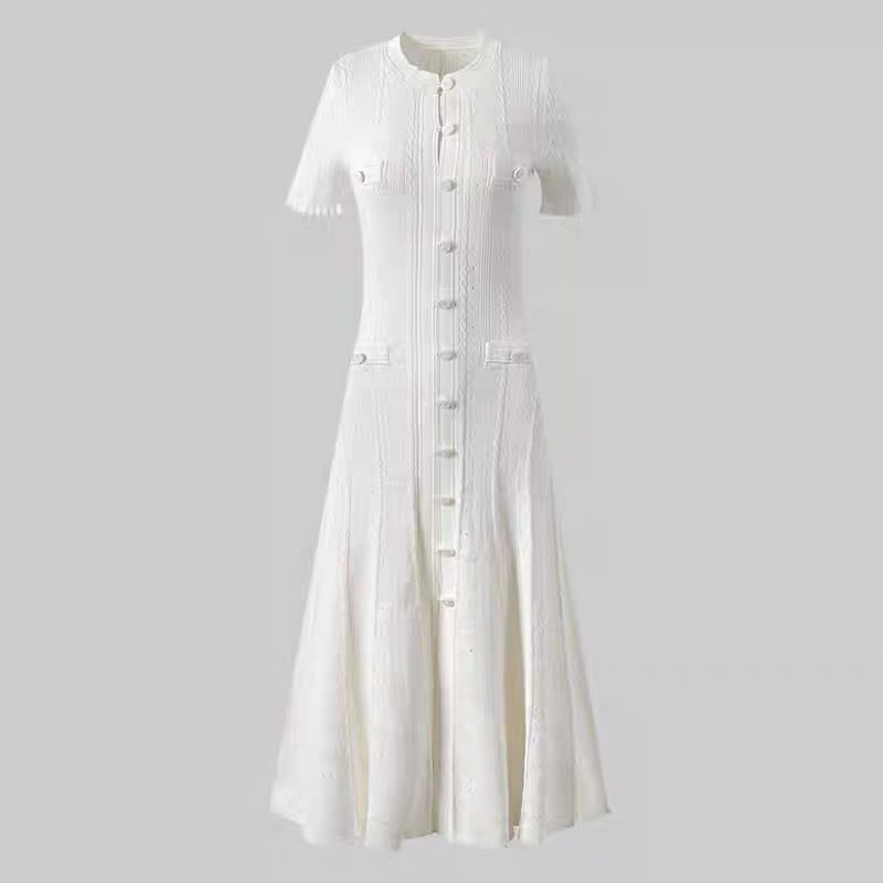 White knitted Dress