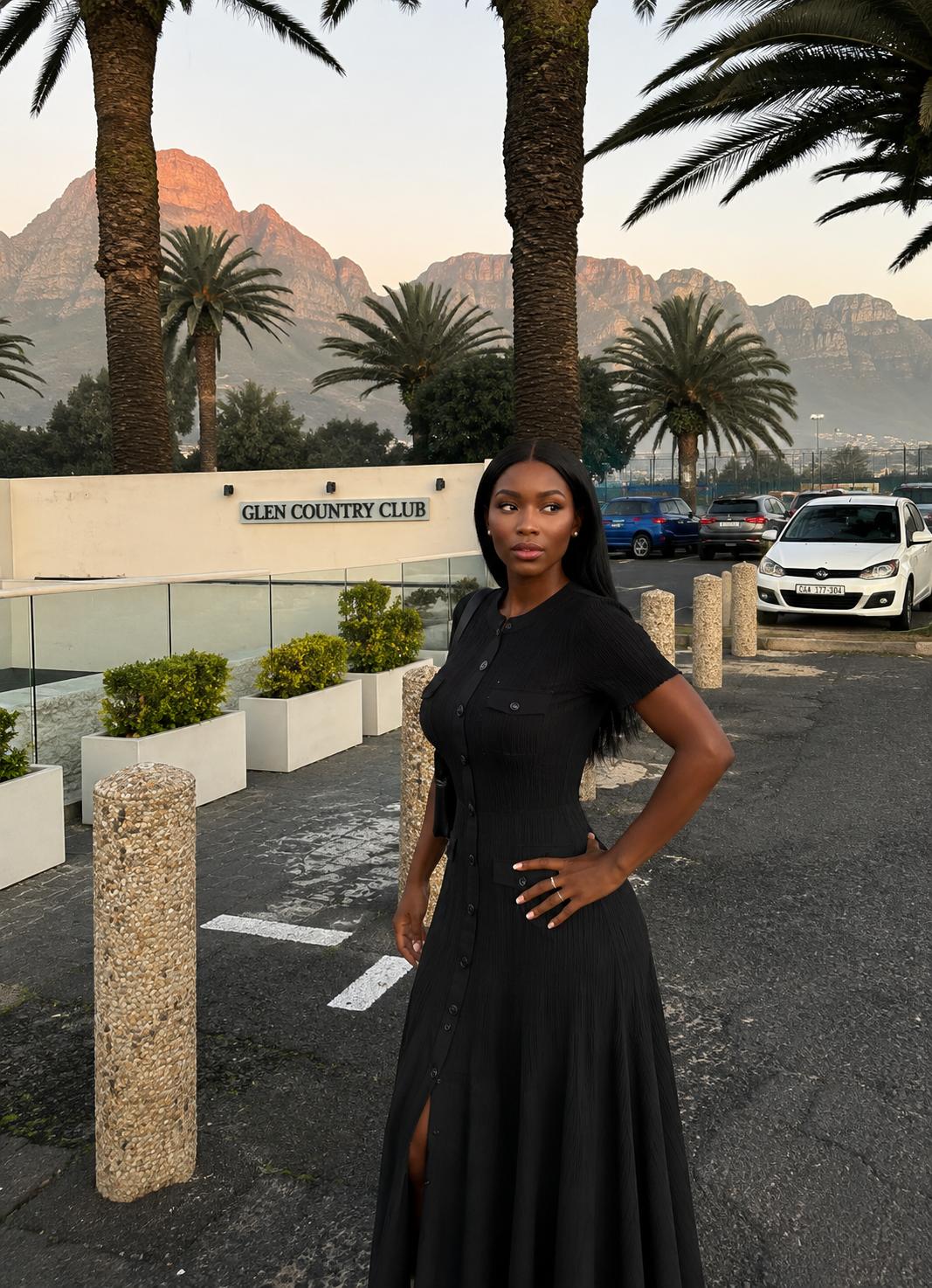 Black Knitted Dress