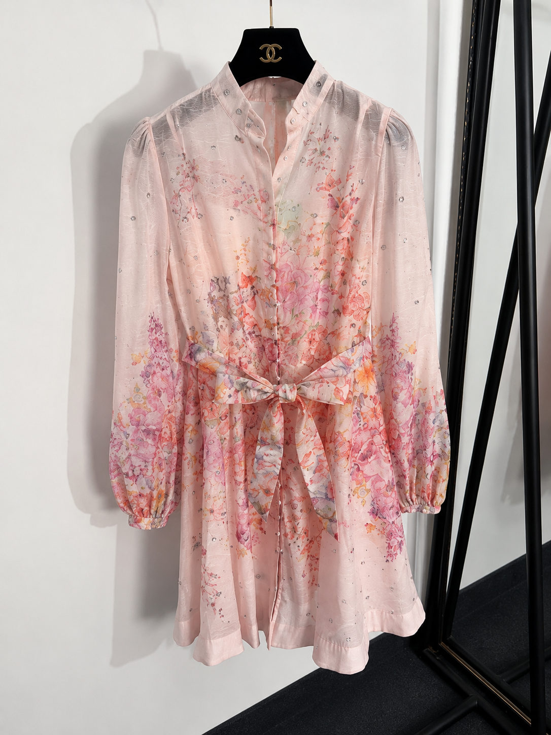 Blush Tie Garden Dress