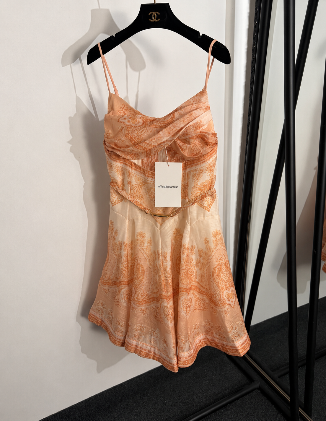 Sienna Paisley Corset Mini Dress